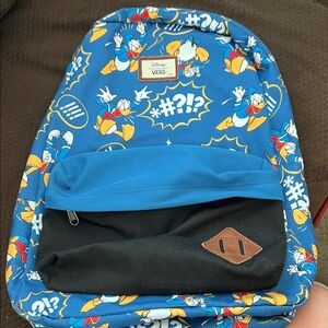 Vans x Disney - Blue and Black Angry Donald Duck Backpack